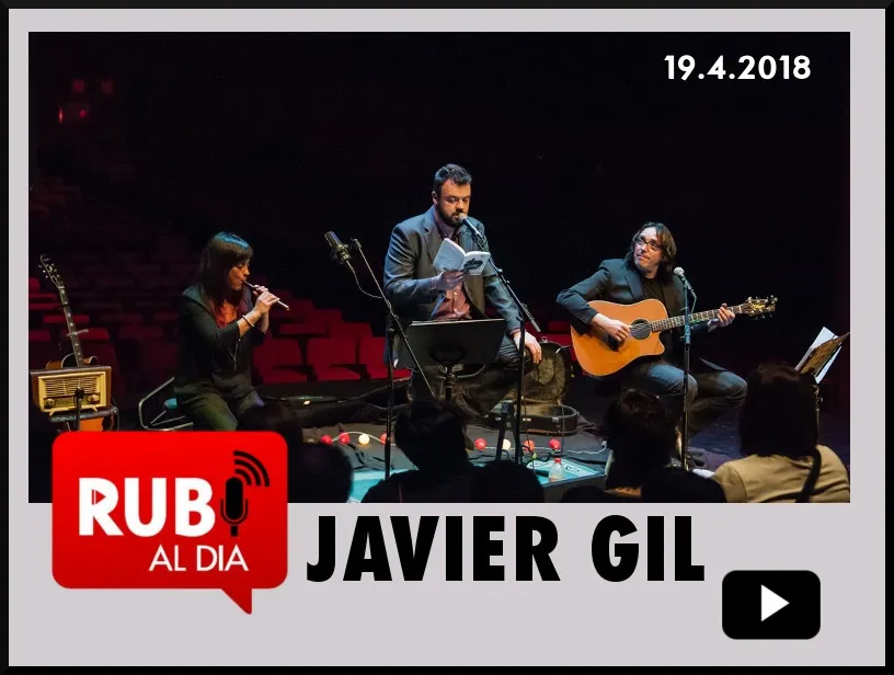 JAVIER GIL ens presenta el seu darrer llibre 'Esta ausencia a la que te pareces'