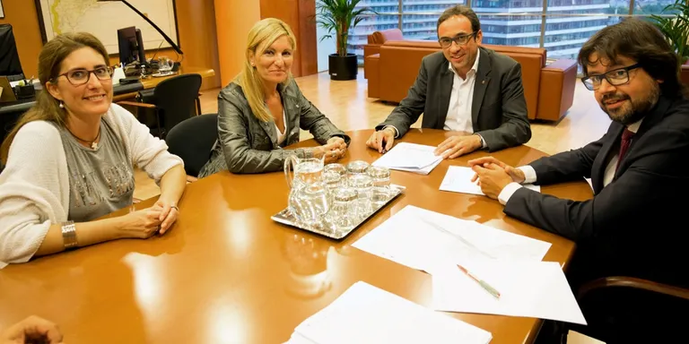L'alcaldessa es reuneix amb el conseller de Territori, Josep Rull
