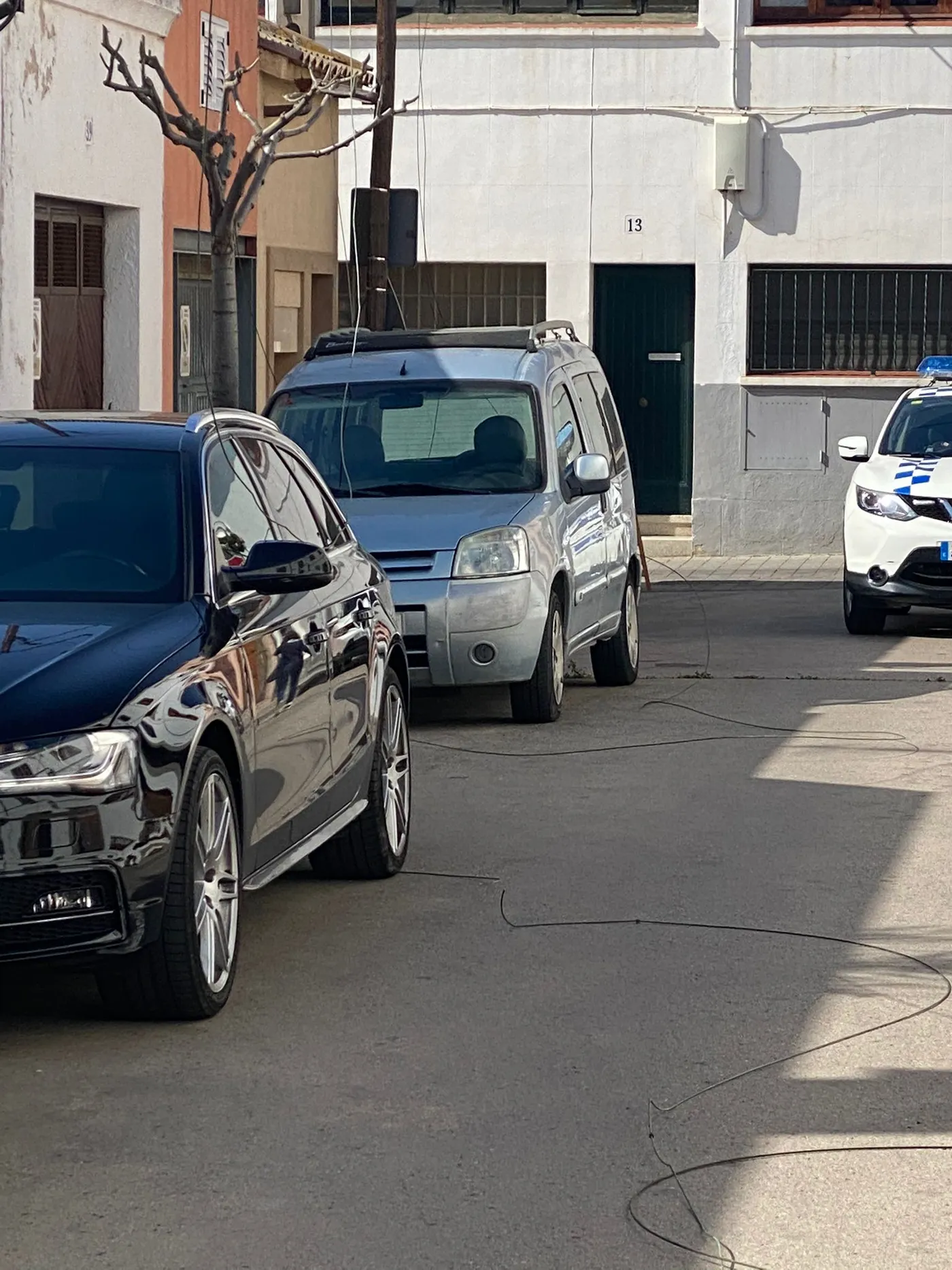 Tall de llum i de trànsit al carrer Concepció