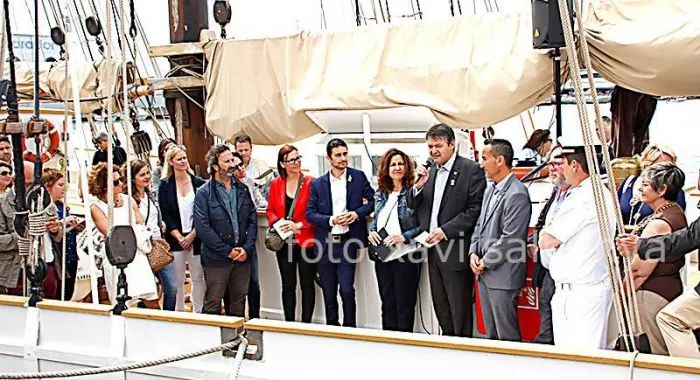Damià Calvet i Mercè Conesa assisteixen a la fira Maresmar