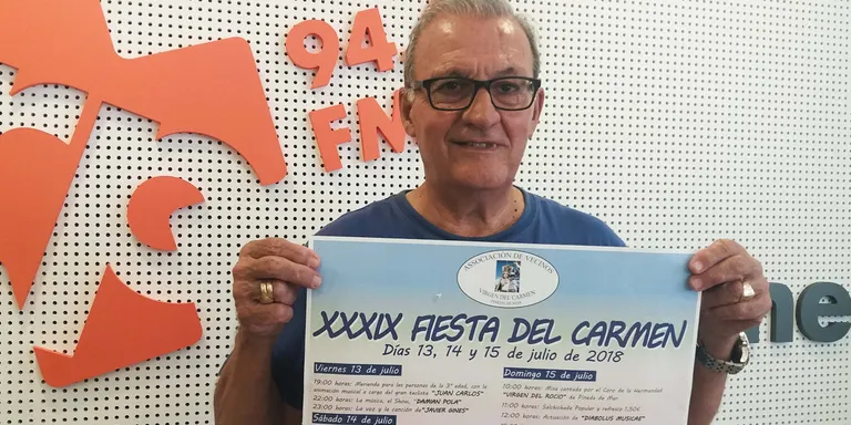 Laureano Florido: "Des de l'AAVV animem a tothom a compartir les festes del Barri del Carme"