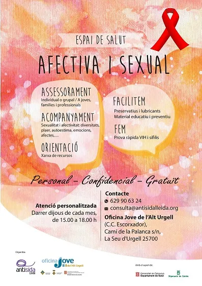 Taula informativa a la Seu per sensibilitzar sobre el Dia Mundial de la SIDA
