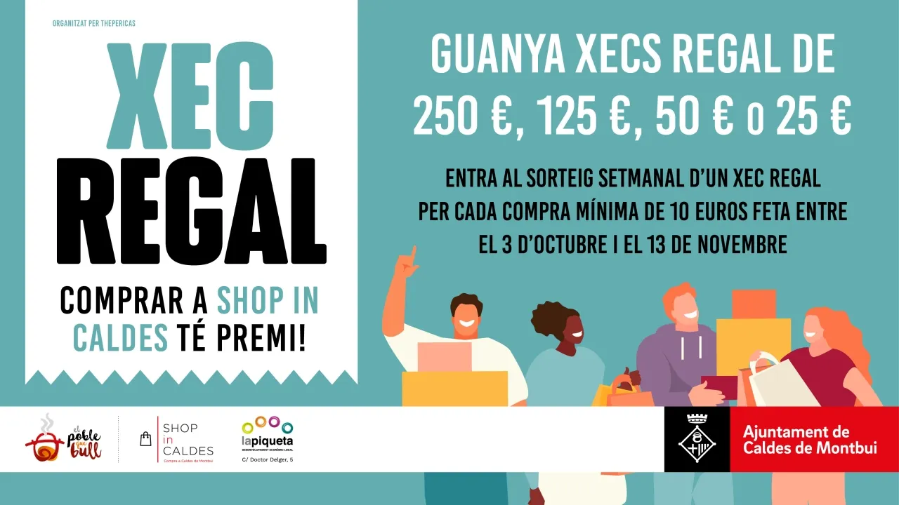 Uns 130 comerços participen a la nova campanya ‘Xecs regal shop in Caldes’