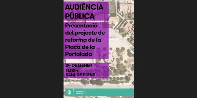 Aquest dissabte l’Ajuntament d’Altafulla celebra una Audiència Pública per explicar la transformació de la plaça de la Portalada