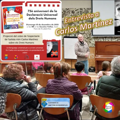 Carlos Martínez Álvarez en el 75 aniversario de los Derechos Humanos.