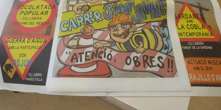 El carrer Sant Jaume està en "obres" durant les seves festes d'aquesta setmana