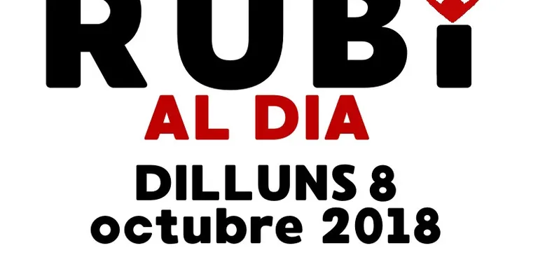 RUBÍ AL DIA dilluns 8 OCTUBRE