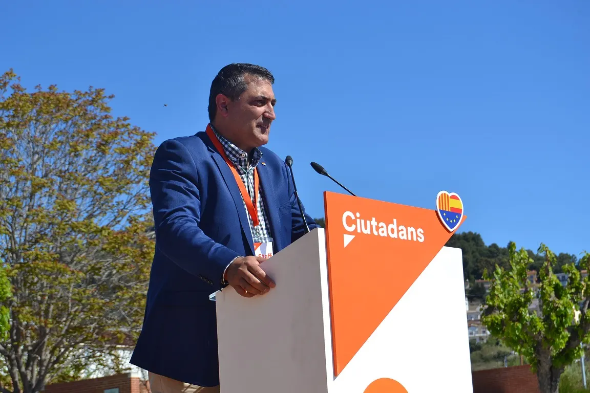 El candidat de C's Xavier Lacruz assegura que "afronten la campanya amb molta energia i il·lusió"