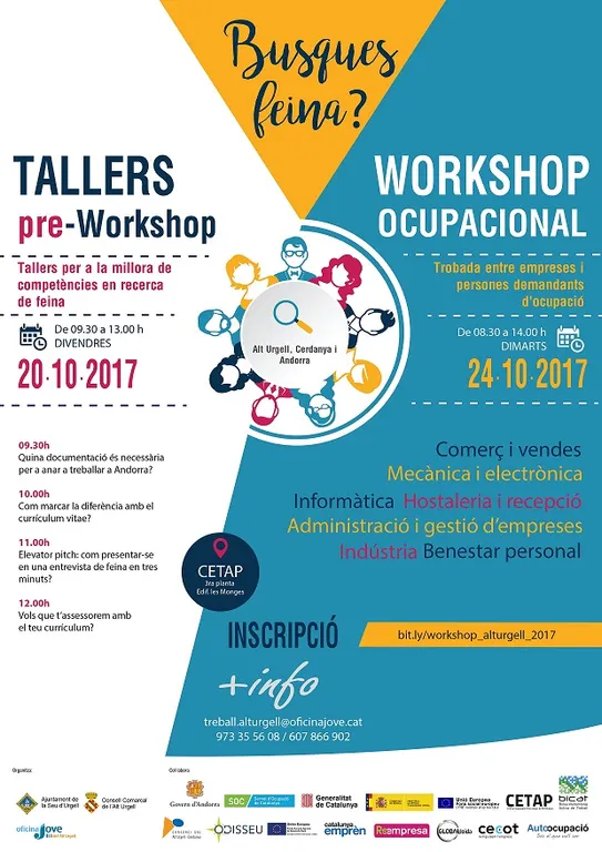 L'Ajuntament de la Seu i el Consell Comarcal promouen un nou Workshop Ocupacional
