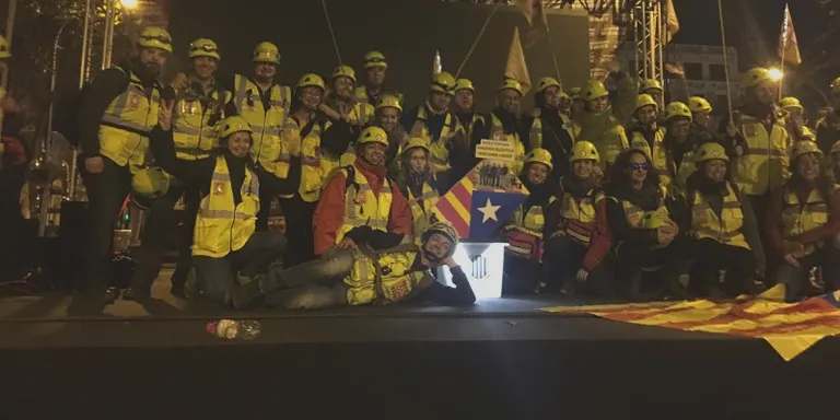 Sanitaris per la República, una associació que atèn als ferits a les manifestacions creada per un rubinenc