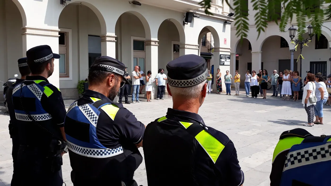 Concentració en record de les víctimes dels atemptats del 17-A