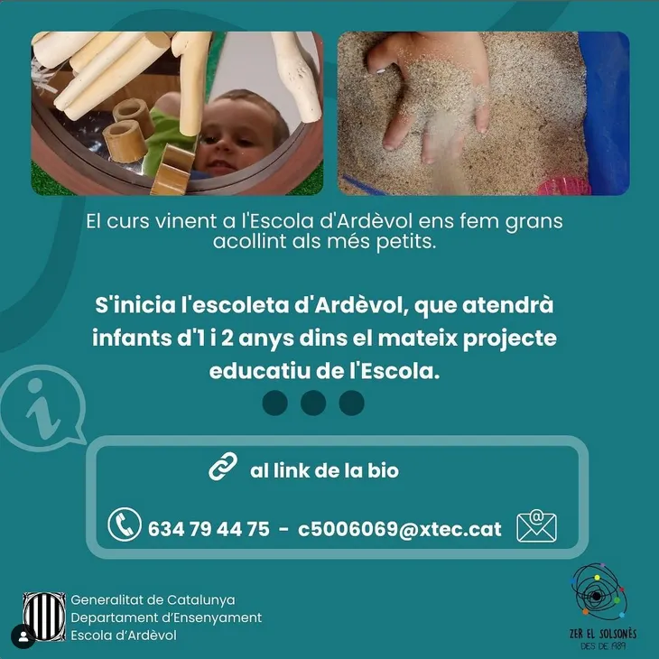 L'escola d'Ardèvol incorporarà llar d'infants a partir del setembre