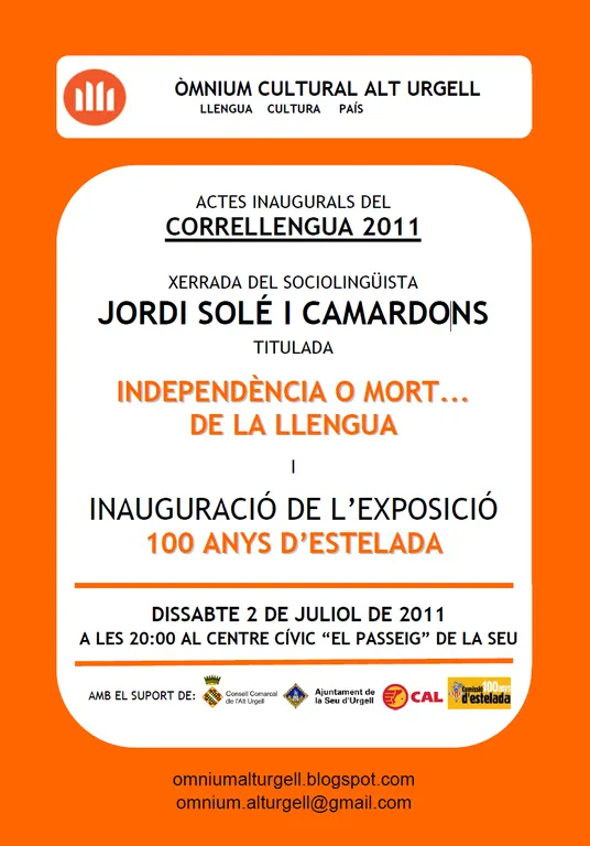 Tret de sortida al Correllengua 2011