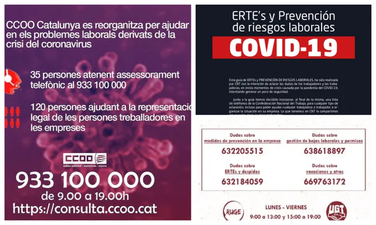 Els sindicats atenen una allau de consultes sobre ERTOs i EROs
