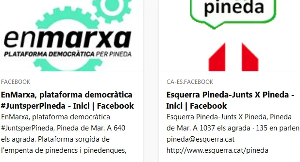 EnMarxa es registra oficialment com a «EnMarxa Junts per Pineda» i ERC ho posa en mans d'advocats per considerar-ho «usurpació de nom»