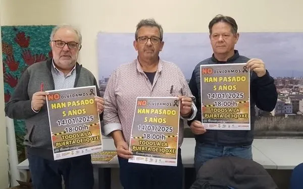 Convocada una concentració per recordar les víctimes de l’accident d’IQOXE el dimarts 14 de gener