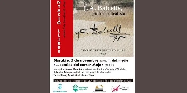 Joan Anton Balcells protagonitza un nou volum de la col·lecció Gent de Bulla, que es presenta aquest dissabte