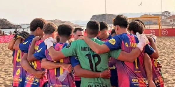 El Barcelona BSC debuta amb una derrota contra el Málaga en la segona etapa de la Lliga Espanyola de futbol platja (10-5)