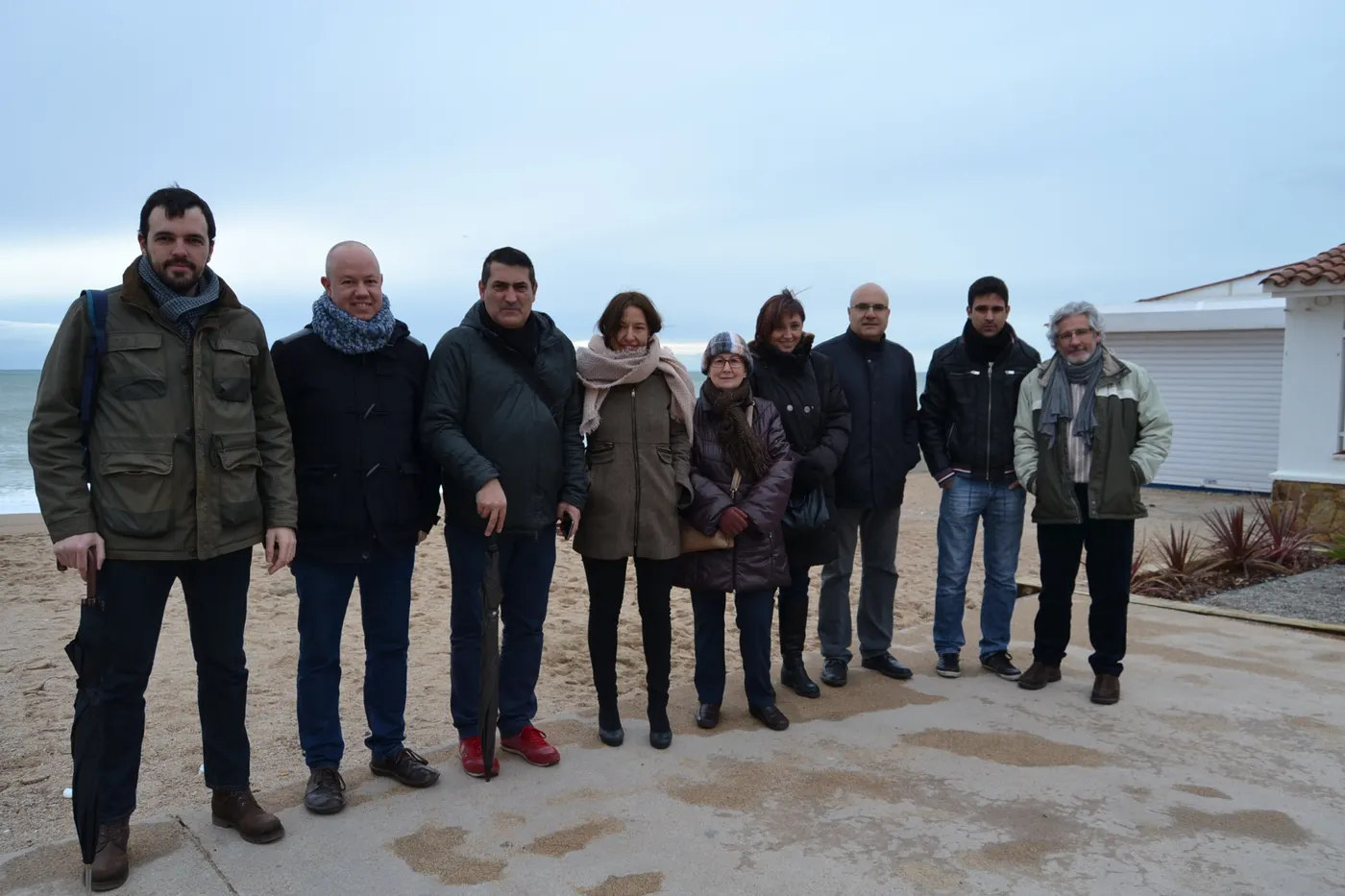 Diputats de Ciutadans al Parlament visiten Pineda per interessar-se per l'estat del Passeig