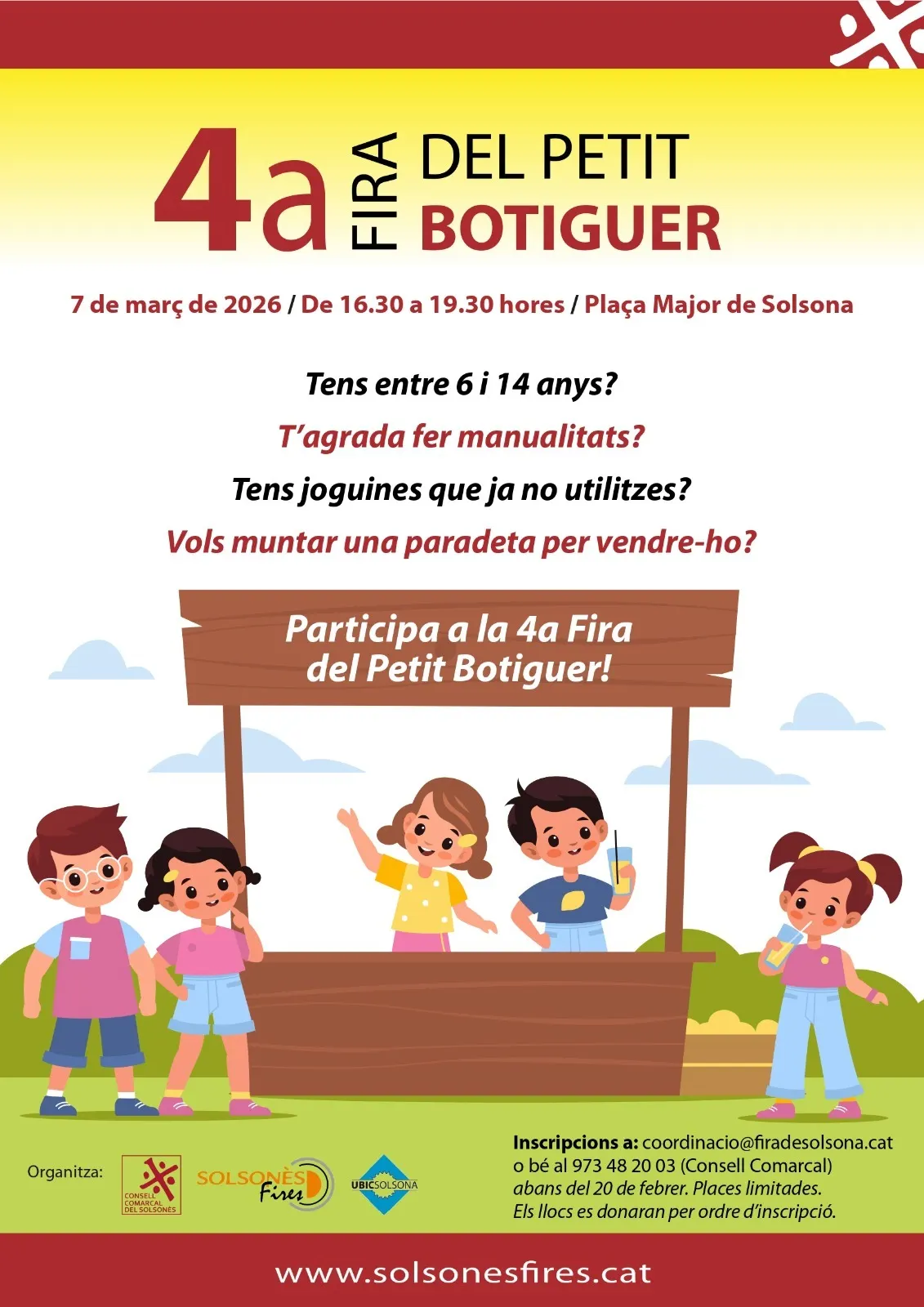 Obertes les inscripcions a la 4a Fira del Petit Botiguer