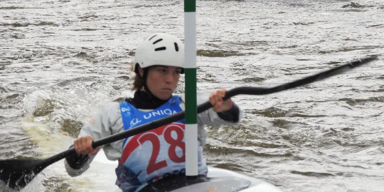 Marta Martínez prepara el Mundial d'eslàlom sobre el terreny