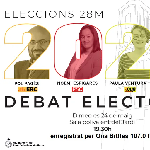 Debat electoral a Sant Quintí de Mediona