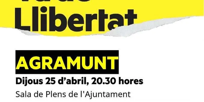 ERC ofereix l'acte polític 'Va de Llibertat' amb la candidata al senat espanyol Sara Bailac