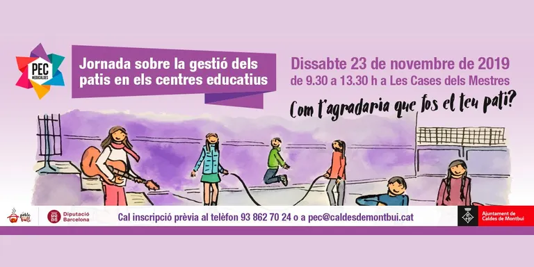 El PEC impulsa una jornada sobre la gestió dels patis escolars