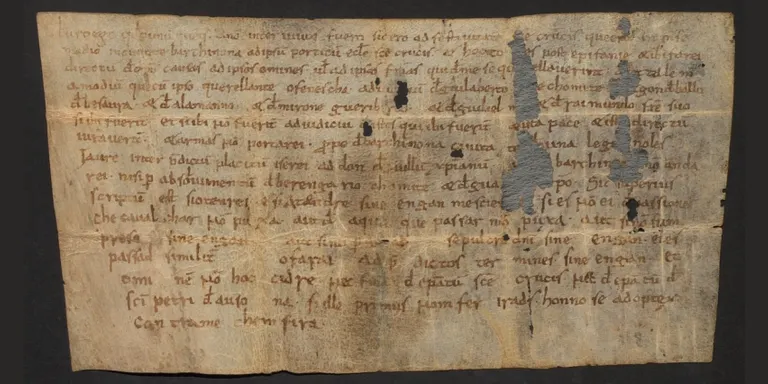 Un pergamí del segle X, document estrella de la setmana dels arxius