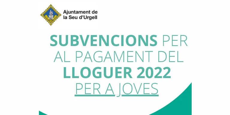 Obert el període per optar a les subvencions per al pagament del lloguer per a joves