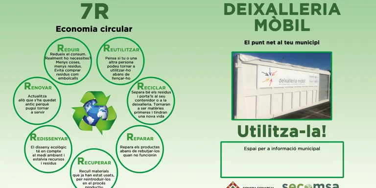 La deixalleria mòbil de Cambrils s'ubicarà al Passeig Albert els dies 1 i 2 de setembre