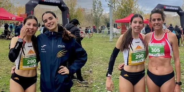 L’altafullenca Emma Vendrell, plata en el Campionat de Catalunya de Cros Curt Sub18