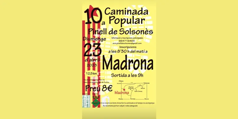 La Caminada Popular de Pinell arriba a la desena edició