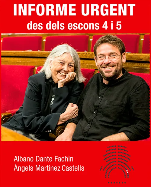 Dimecres 23, presentació del llibre “Informe urgent des dels escons 4 i 5”