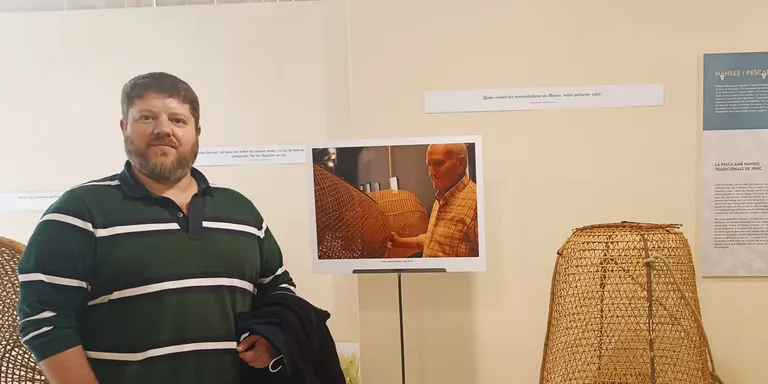 Una nansa feta pel pinedenc Oleguer Massaguer s'exposa a la mostra 'Nanses i pescadors' de Torroella de Montgrí