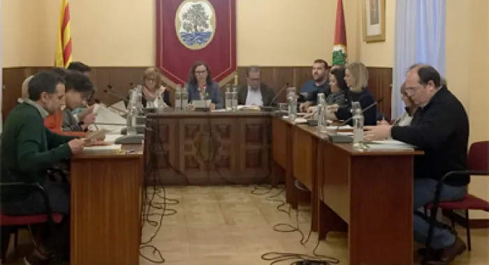 Moment del ple d'ahir