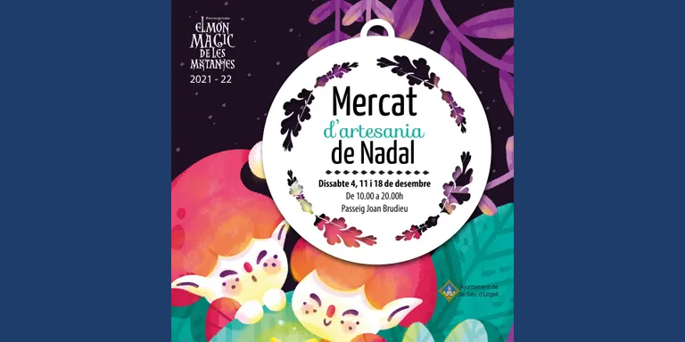 Darrer Mercat de Nadal al passeig de Joan Brudieu de la Seu d'Urgell