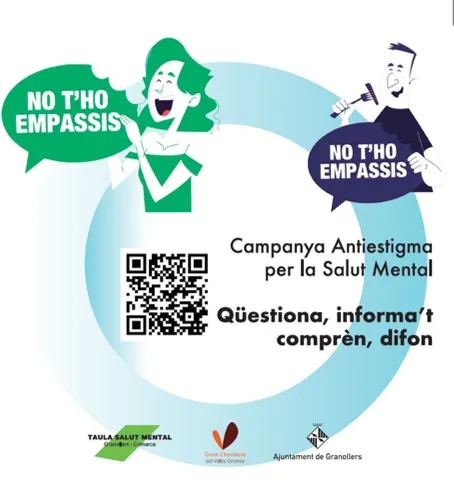 Entitats i administracions de la comarca impulsen la segona edició de la campanya antiestigma vers la salut mental ‘No t’ho empassis’