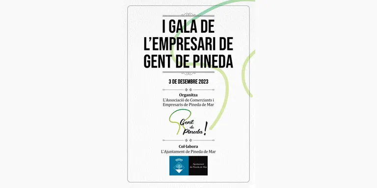 Diumenge es celebrarà la 'Gala de l'Empresari' que organitza Gent de Pineda