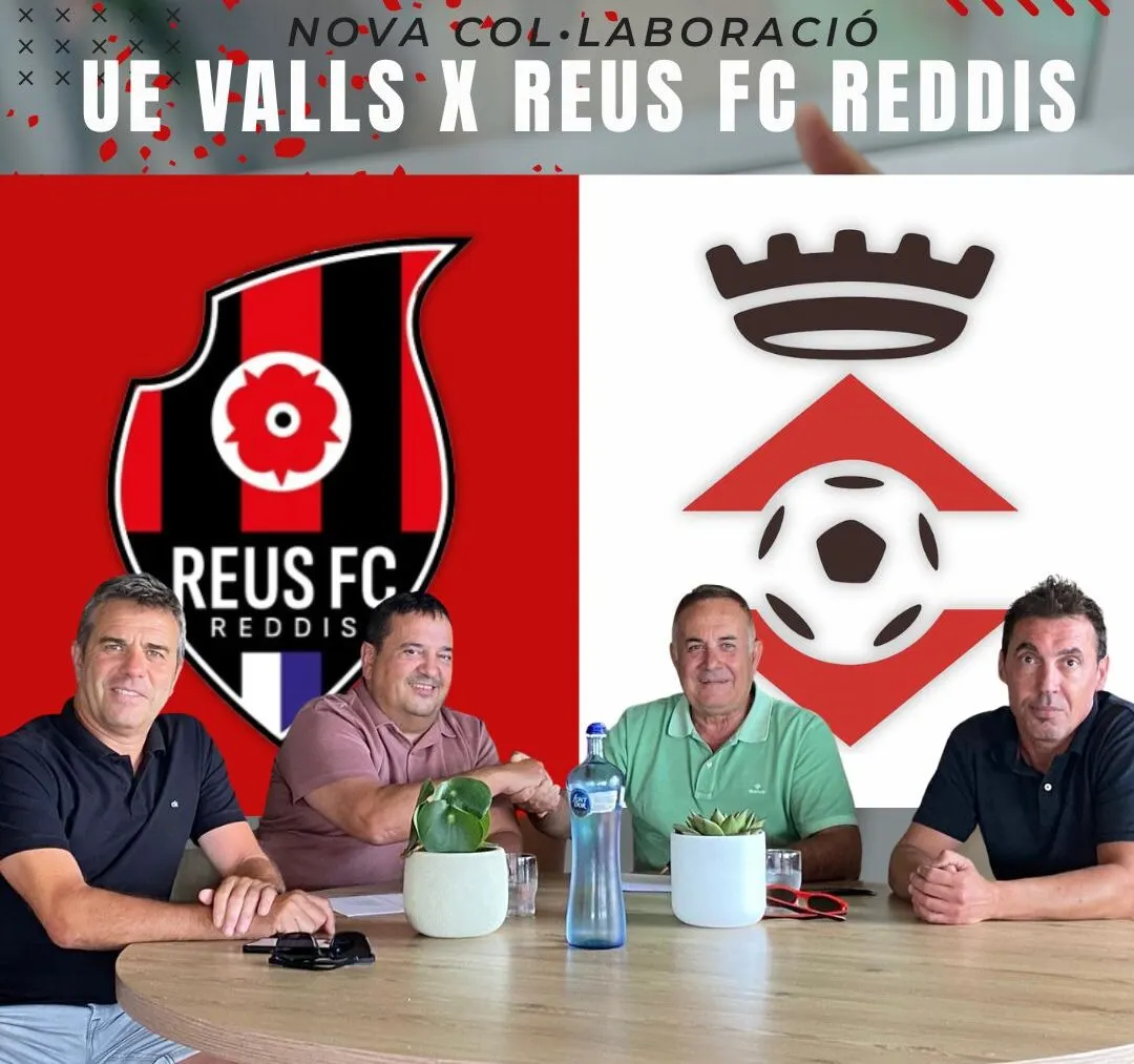 La UE Valls tanca un acord de col·laboració amb el Reus FC Reddis