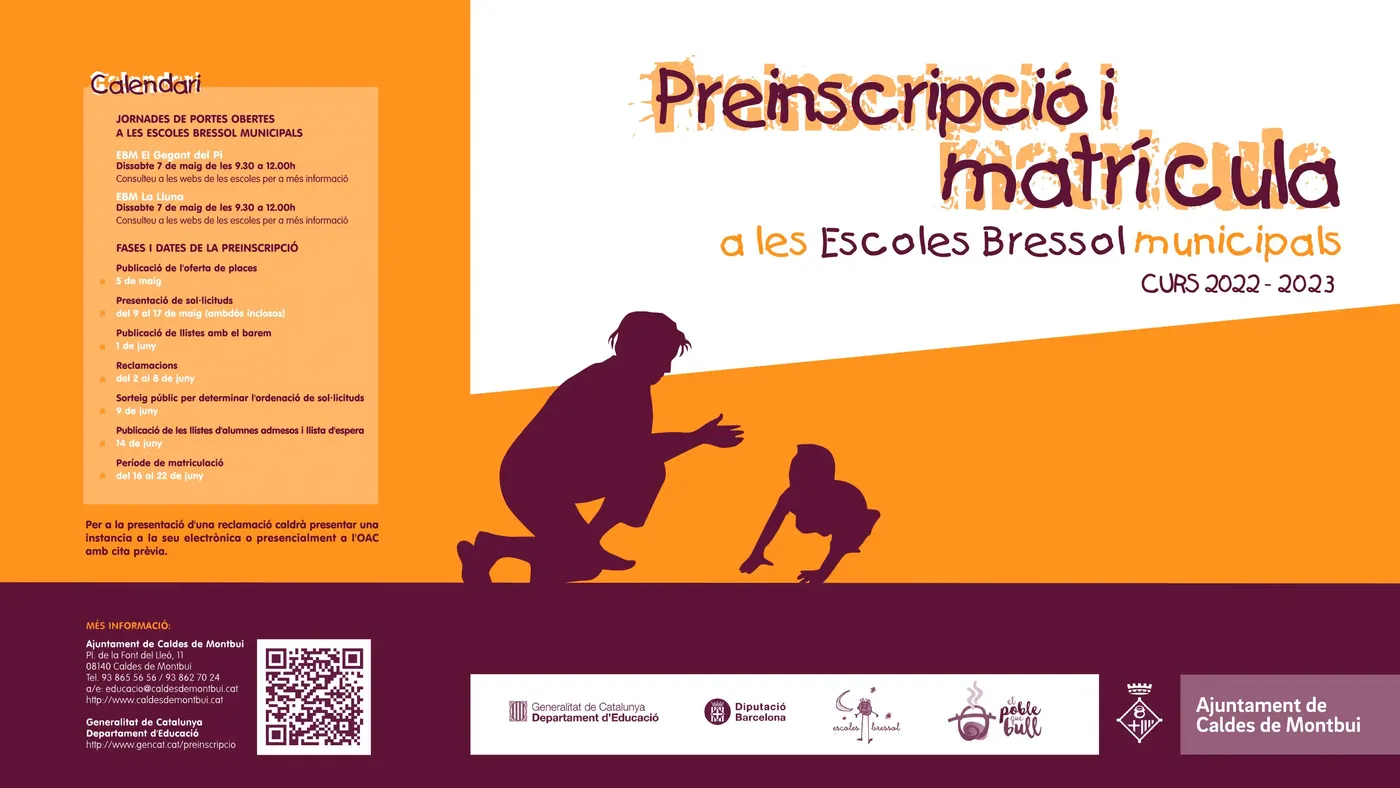 Obertes les preinscripcions a les escoles bressol municipals