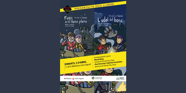Presentació a la Seu d'Urgell de 'L'udol del bosc' i 'Fugiu de la lluna plena', dues novel·les d'Alberto Casamayor per a joves lectors