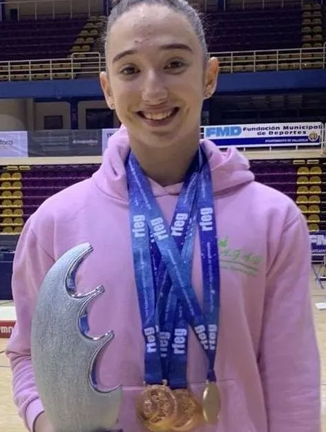Alexia Sentias s’ha proclamat Campiona d’Espanya de Gimnàstica Artística nivell 9