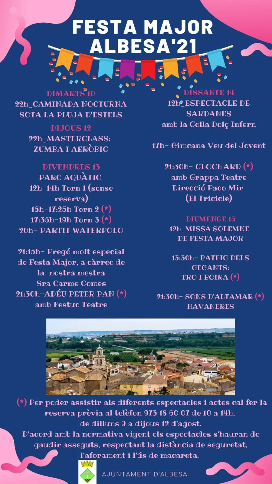 Tret de sortida de la Festa Major d'Albesa