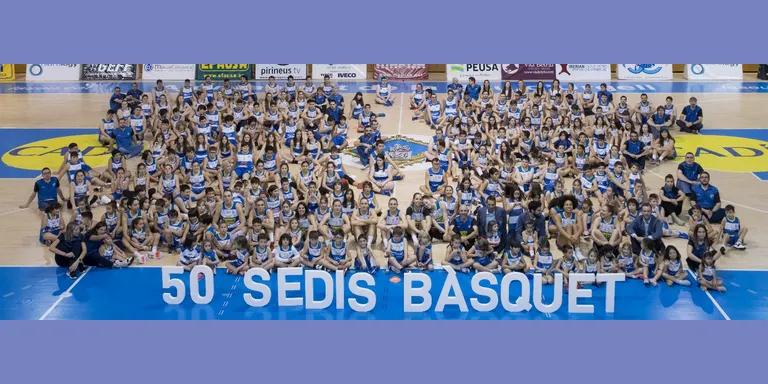 El final de temporada de la base del Sedis Bàsquet, a tocar de la suspensió