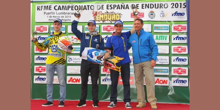 Victòria de Jaume Betriu a la primera cursa del Campionat d'Espanya d'enduro