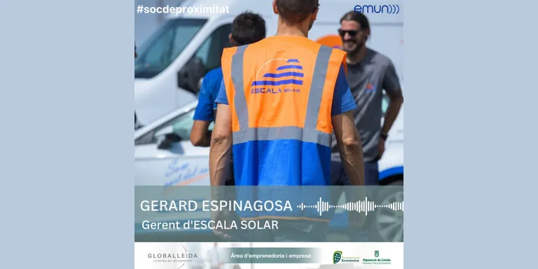 #socdeproximitat amb Gerard Espinagosa d'Escala Solar