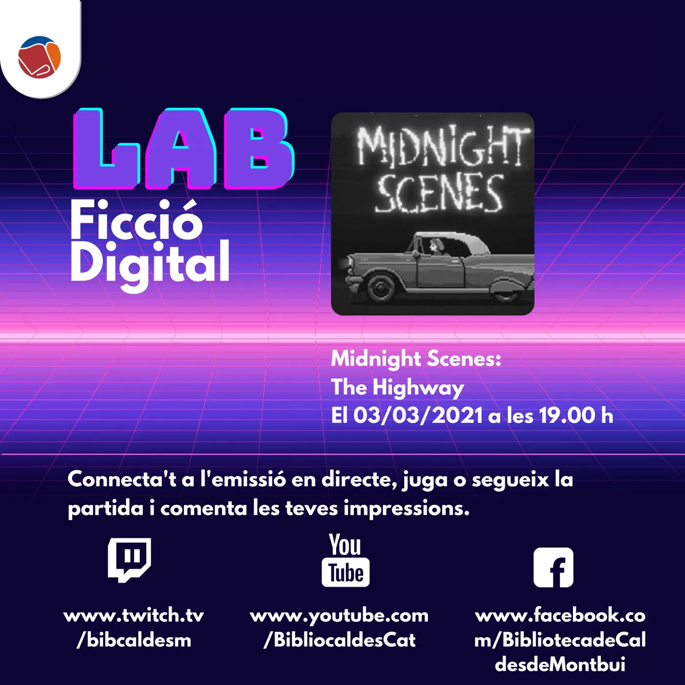 La Biblioteca anuncia noves dates pel laboratori de ficció digital