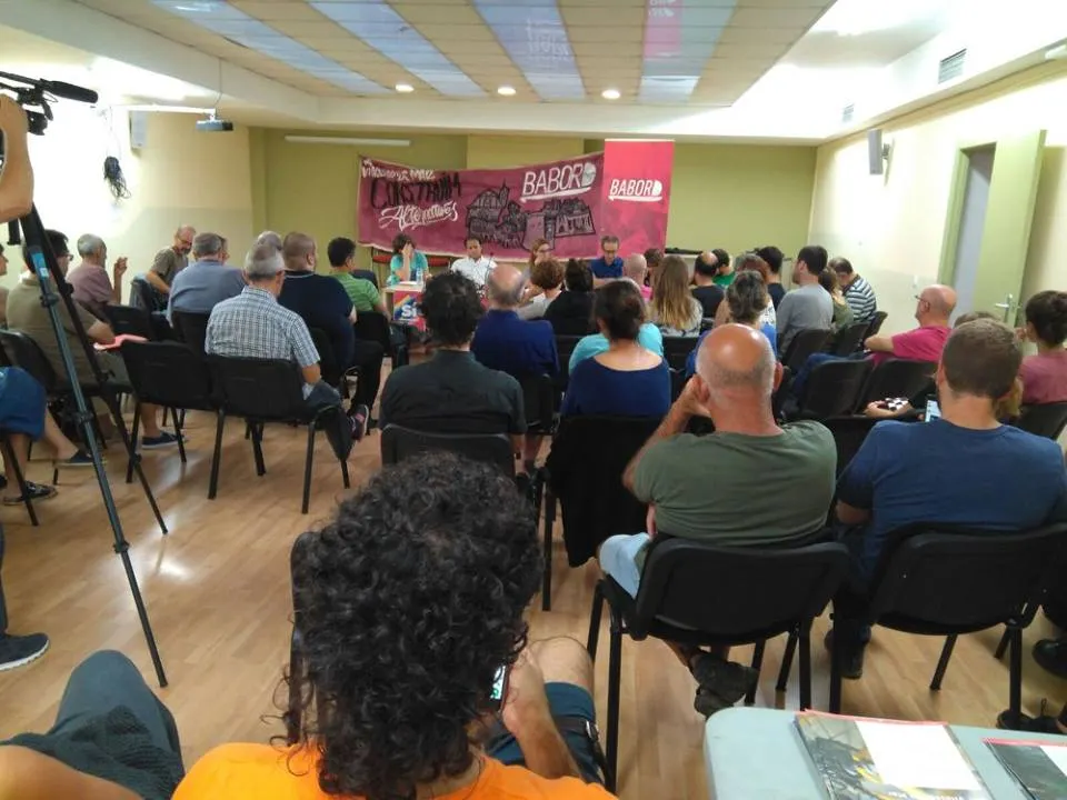 Acte organitzat per Babord el 6 de juny