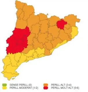 Protecció Civil posa en alerta el pla PROCICAT per altes temperatures